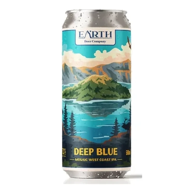 Earth Beer Company Deep Blue Mosaic West Coast IPA
